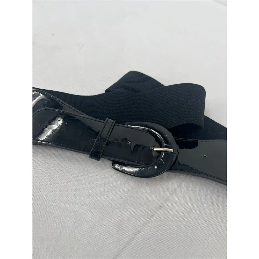 Wide elastic belt